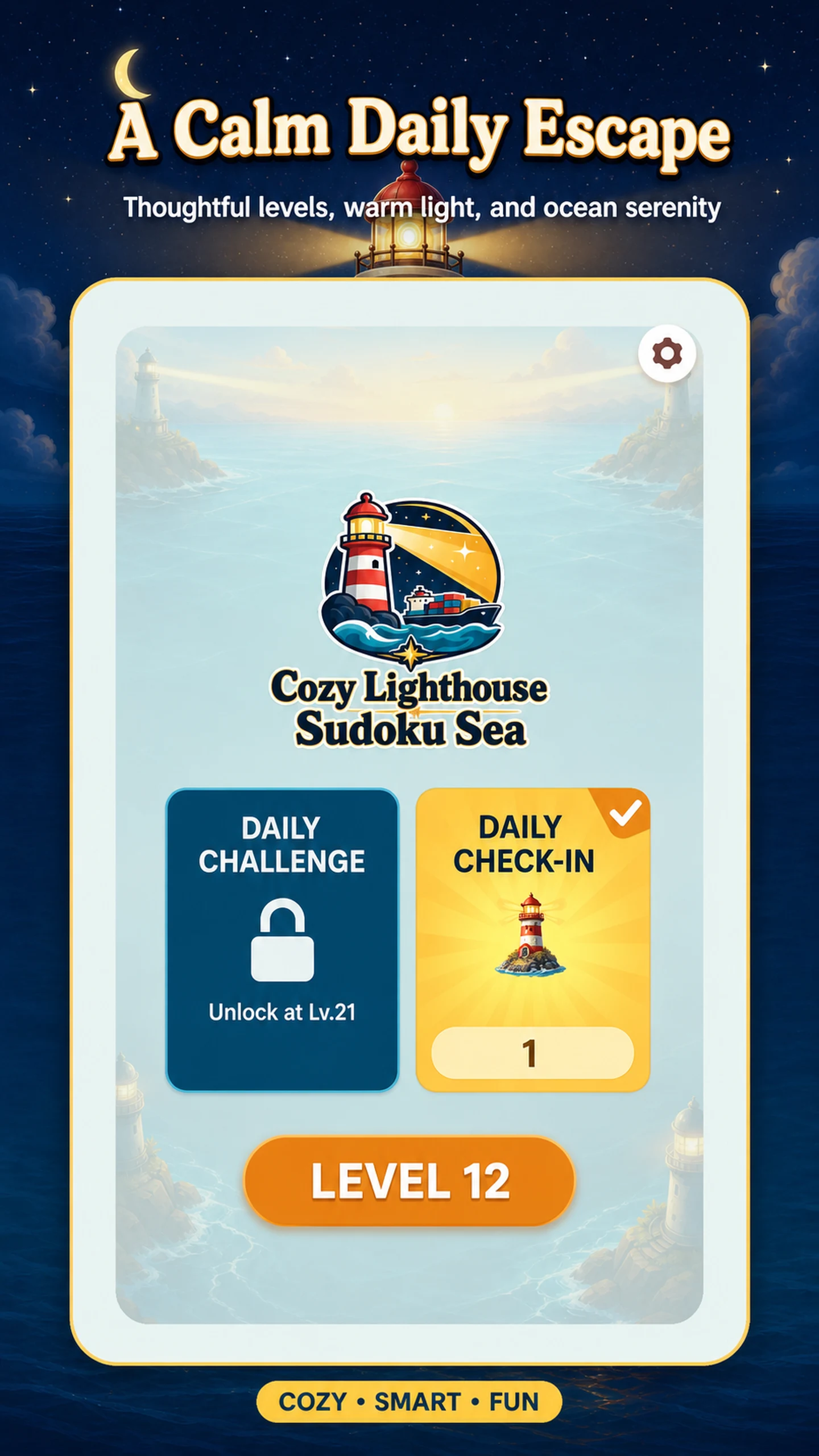 Cozy Lighthouse: Sudoku Sea screenshot